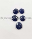 Blue Sapphire Rose Cut Slices